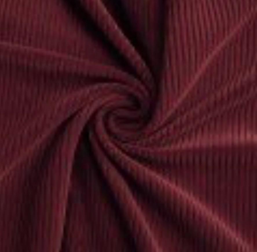 Breitcord Stoff Stretch bordeaux Breitcord Stoff Stretch bordeaux